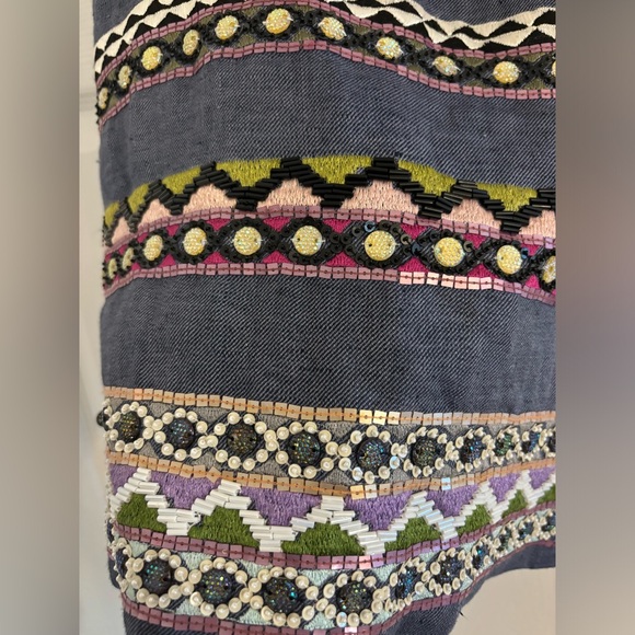 Artelier Nicole Miller beaded mini skirt - size 2 - Picture 2 of 4